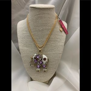 Betsey Johnson Elephant Necklaces.